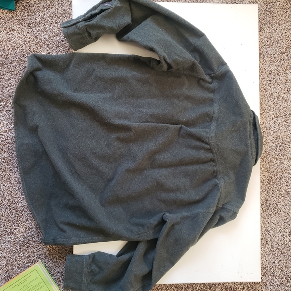 Men's XXL Dakota Grizzly 100% Cotton Flannel Deep Sage Green Button-Up Shirt - Picture 7 of 12